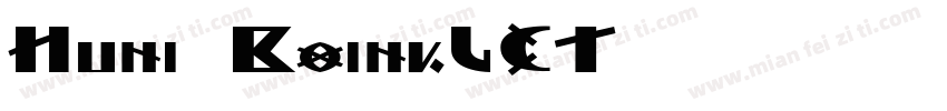 Huni BoinkLET字体转换